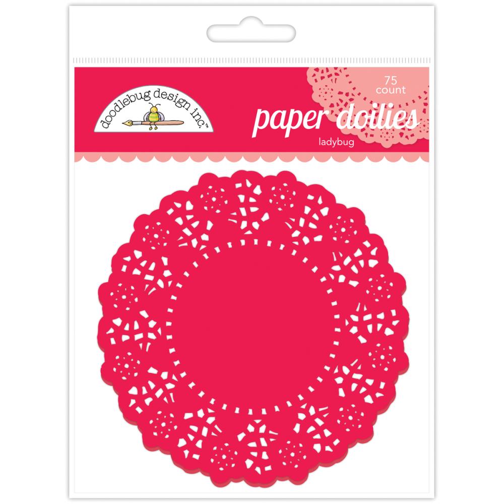 Doodlebug Doilies 4.5" 75/Pkg Ladybug