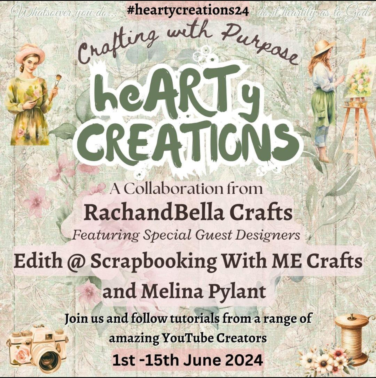 PRINT AND SHIP heARTy Collaboration M's Journal and Ephemera pages 19 pgs
