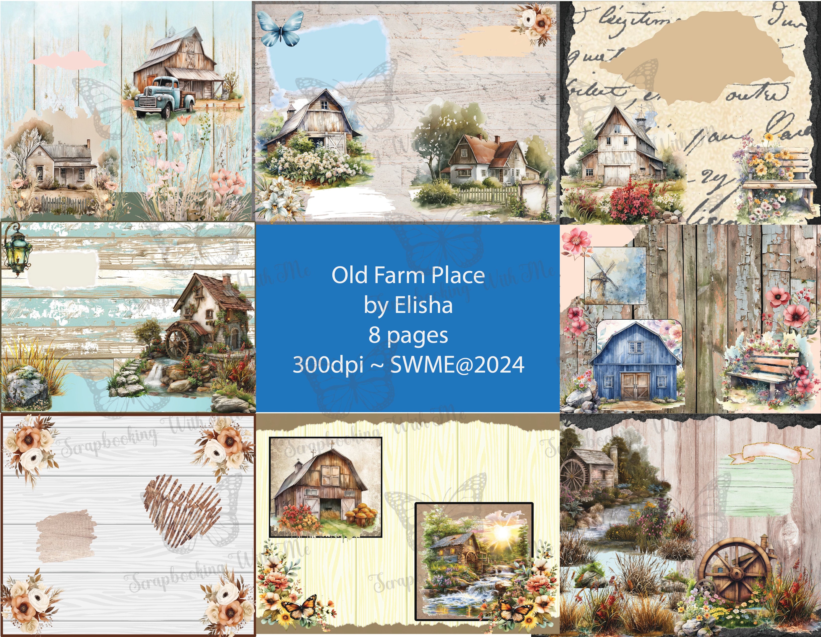 Old Farm Place by Elisha 8 page digital