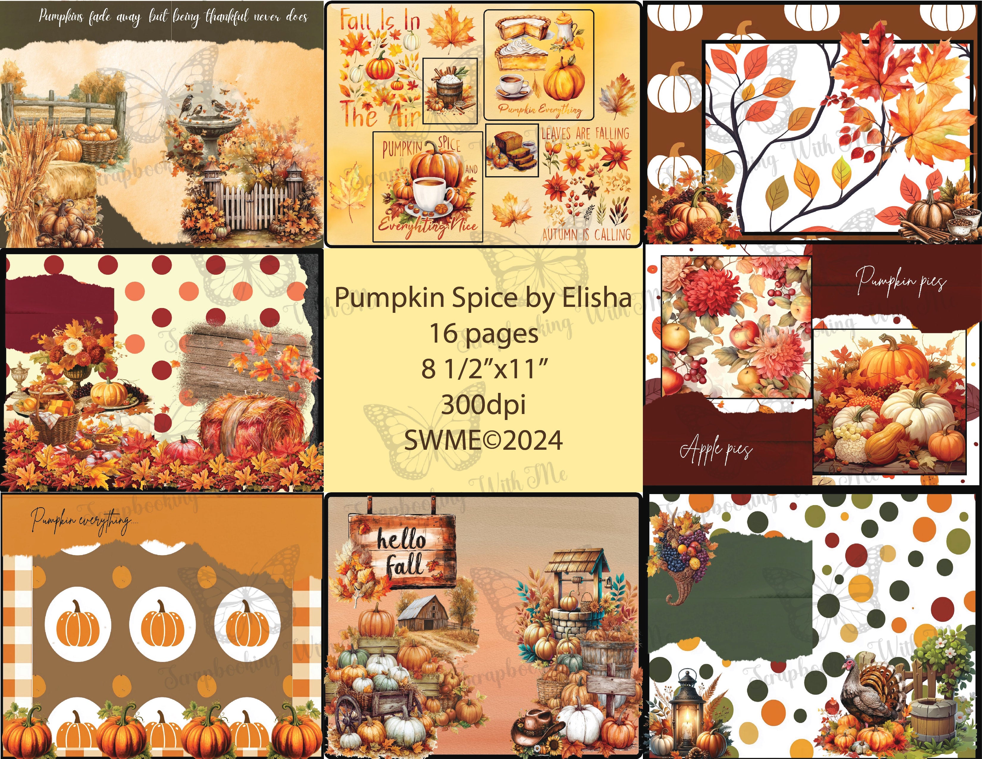 Pumpkin Spice by Elisha 16 pgs digital download
