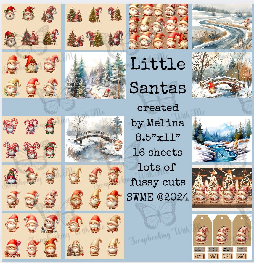 LITTLE SANTAS by Melina 16 pages