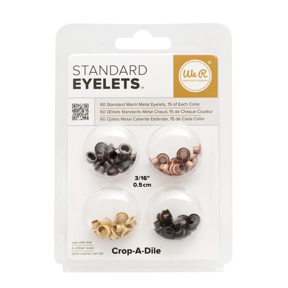 We R Memory Keepers Eyelets Warm Metal Standard 60/Pkg