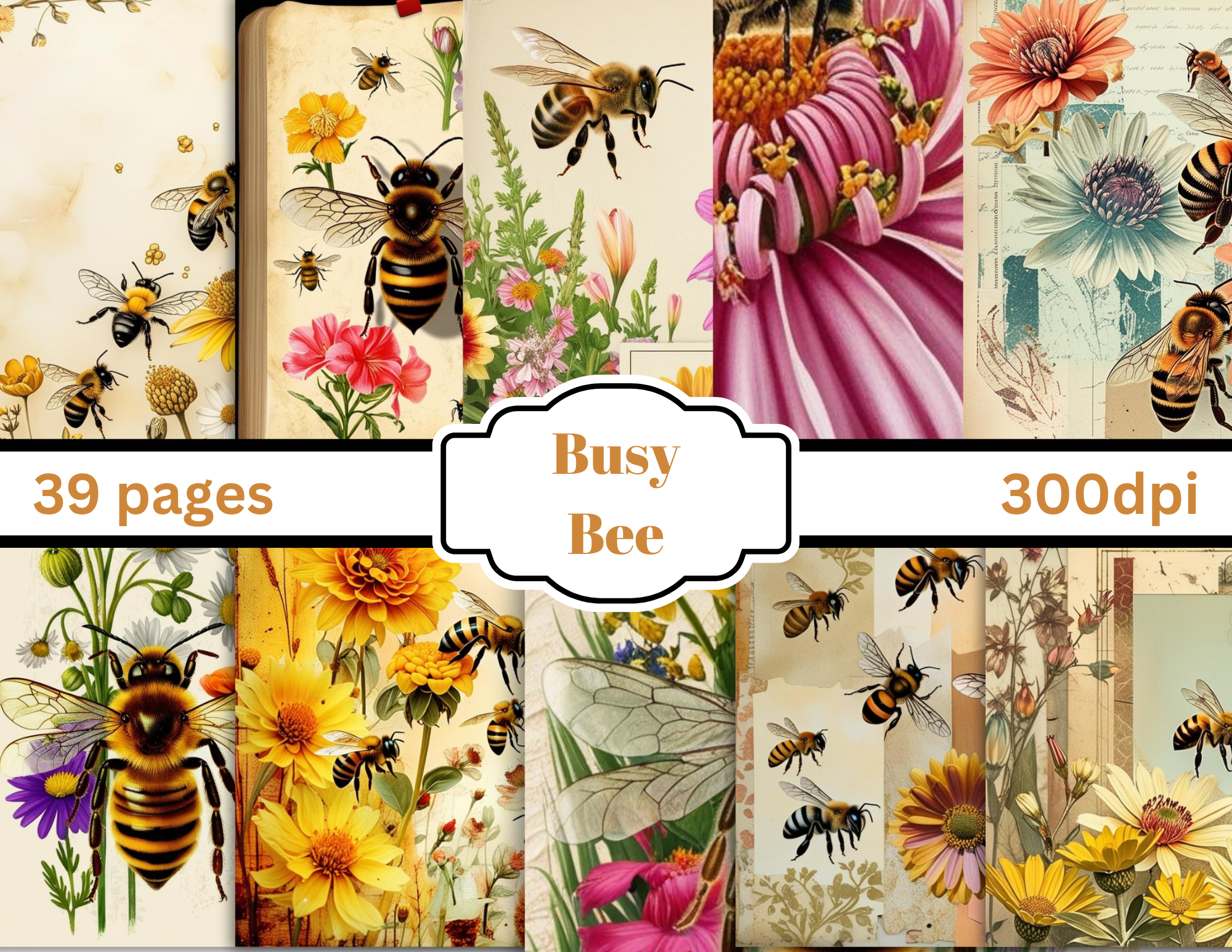 Busy Bee Digital 39 pages including Ephemera ~ Digital Download