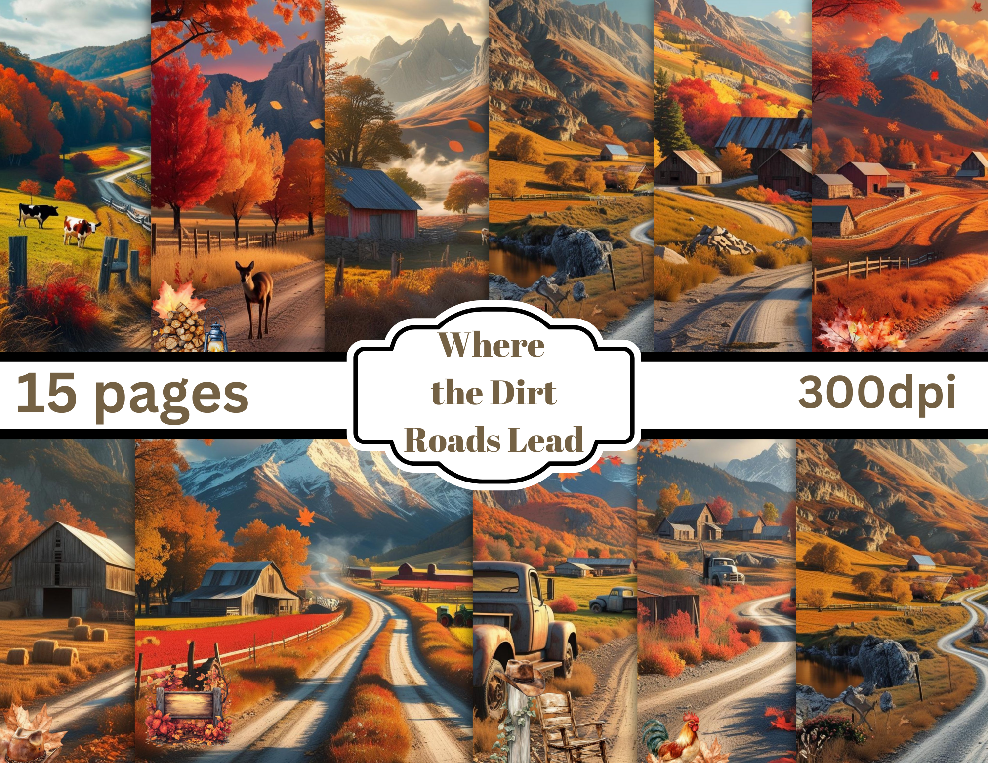 Where the Dirt Road Leads 15 digital pgs by Elisha